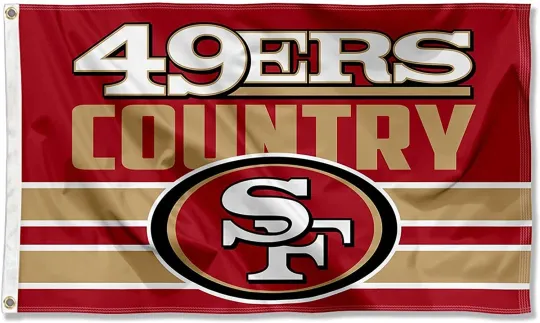 Discover San Francisco 49ers 3x5 ft Flag Banner football Football Free Shipping