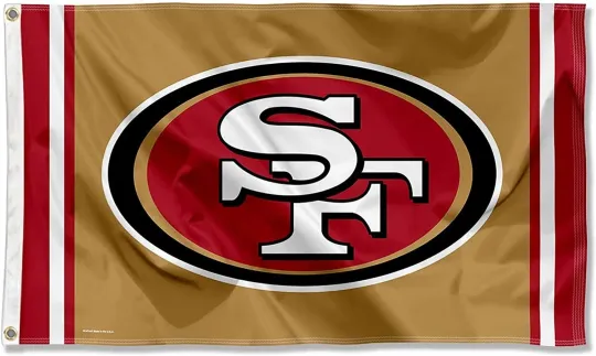 San Francisco 49ers 3x5 ft Flag Banner football Football Free Shipping