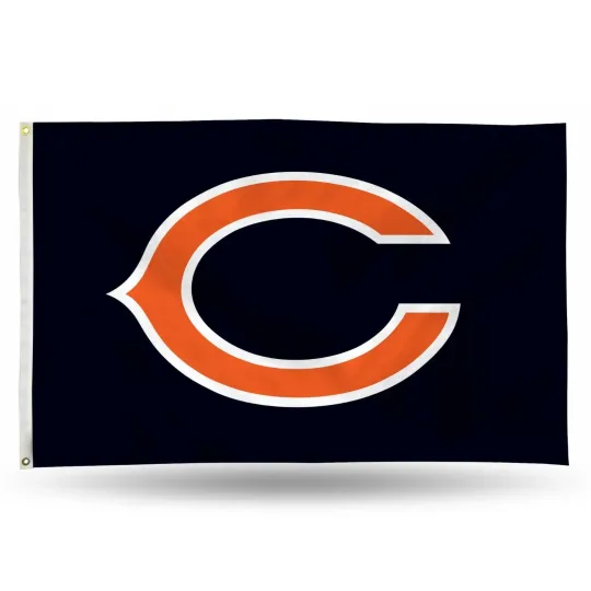 Chicago Bears Football House Flag