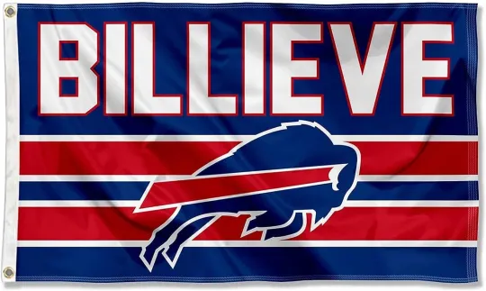 Buffalo Bills House Flag Banner Football Decor