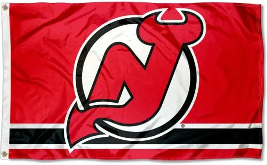 Discover New Jersey Devils 3x5 ft Flag Banner NHL Hockey Free Shipping
