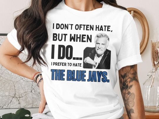 Discover Funny Blue Jays Haters T-Shirt, Sarcastic Sports Fan Gift