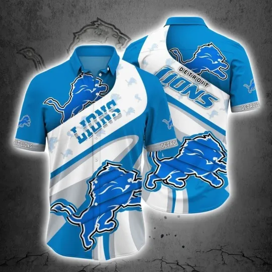 Discover Detroit Lions football Hawaiian Shirt For Fans