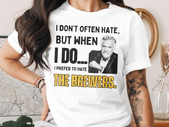Discover Funny Brewers Meme Shirt, Baseball Fan Gift, Game Day Shirt, Sport Lover Gift