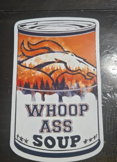 Discover Denver fans Soup Magnet - Vinyl Nix football fans magnet