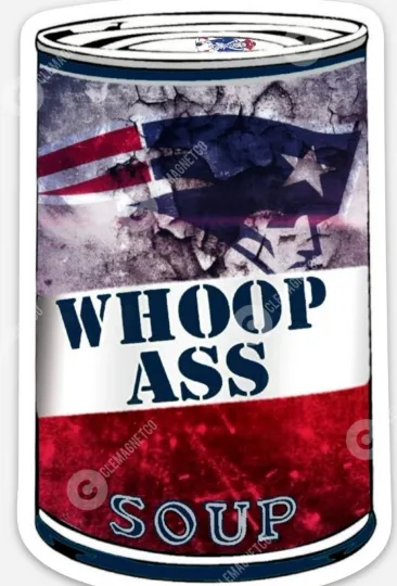 New England Patriots Soup MAGNET - Football Pats Drake Maye