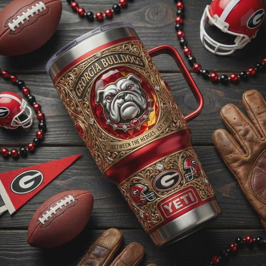 Discover GA bulldogs 40oz Tumbler Between The Hedges Insulated Travel Mug Fan Gift