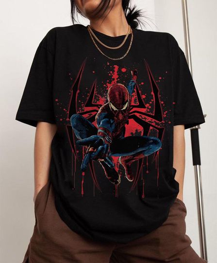 Discover Vintage Spider-Man Brand New Day T-Shirt, Tom Holland Spidey Tee, MCU Marvel Superhero Tee