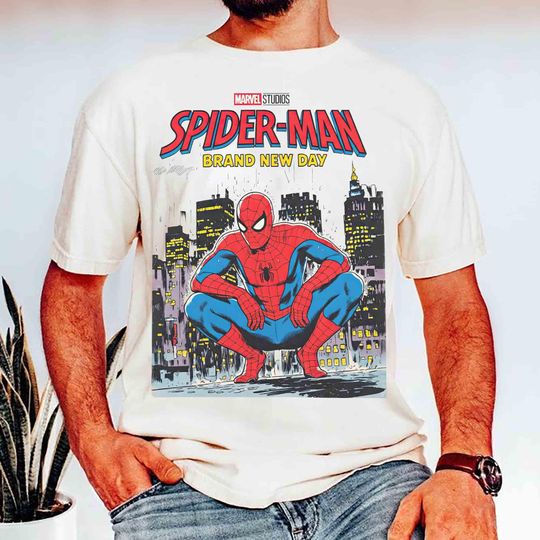 Discover Disney Marvel Spider-Man Brand New Day T-Shirt for MCU Fans