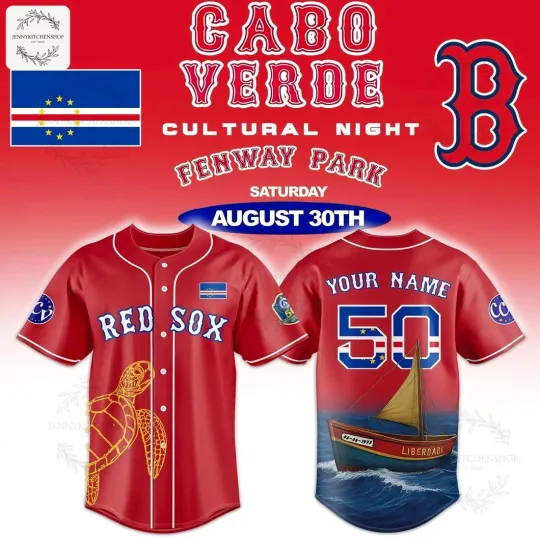 Red Sox Cabo Verdean Celebration Jersey
