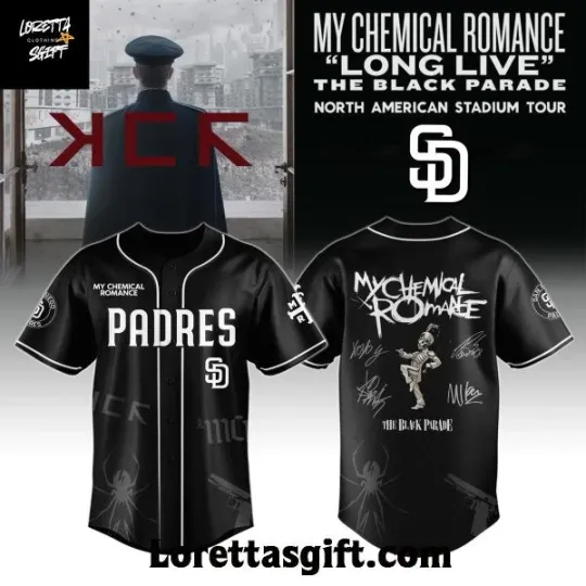 Padres My Chemical Romance American Stadium Tour Jersey