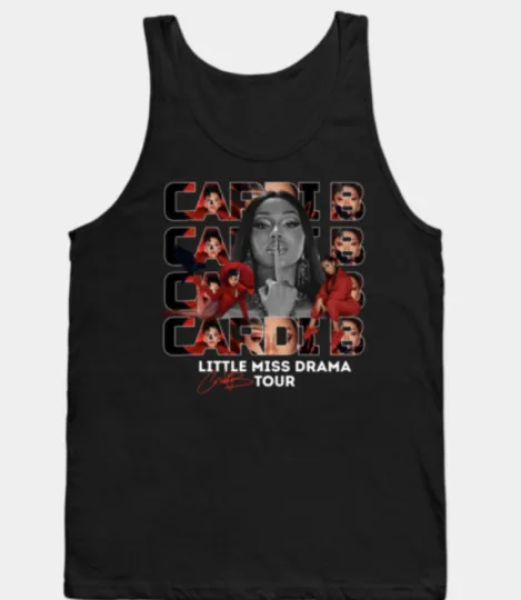 Discover Cardi B Little Miss Drama Tour 2026 Tank Top
