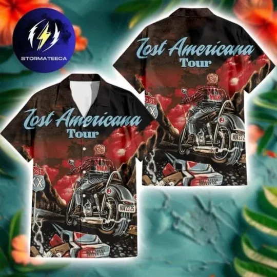 Discover MGK Lost Americana Tour Denver Highway To Denver Summer Hawaiian Shirt