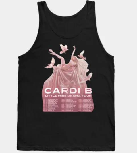 Discover 2026 Cardi B Little Miss Drama Tour Tank Top