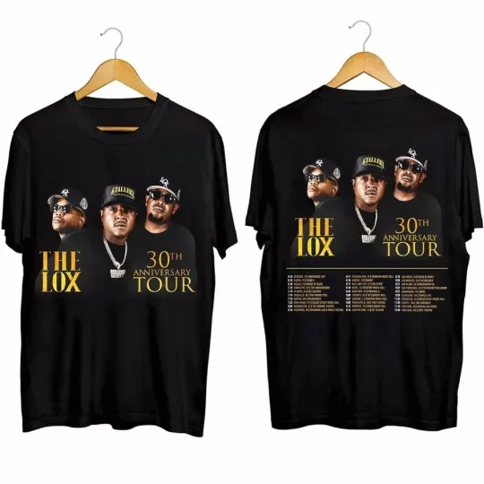 Discover The Lox 30th Anniversary Tour 2024 Unisex T-Shirt