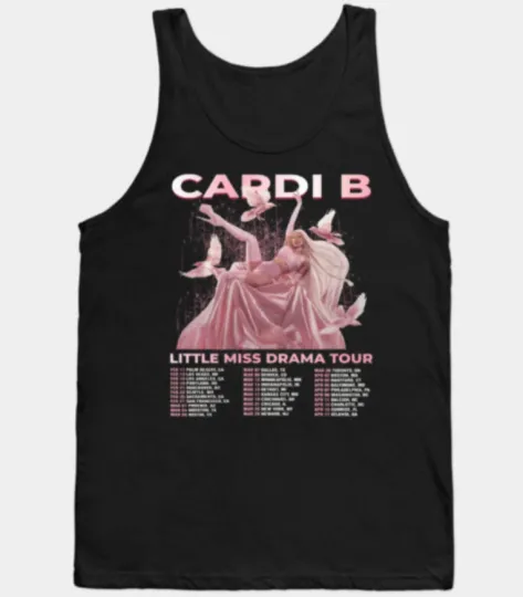 Discover Cardi B Little Miss Drama Concert Tour 2026 Tank Top