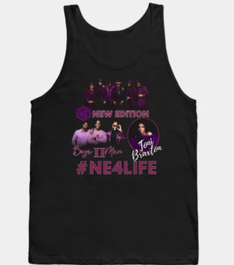 Discover New Edition Way Tour 2026 R&B Music Fans Music Lover Tank Top