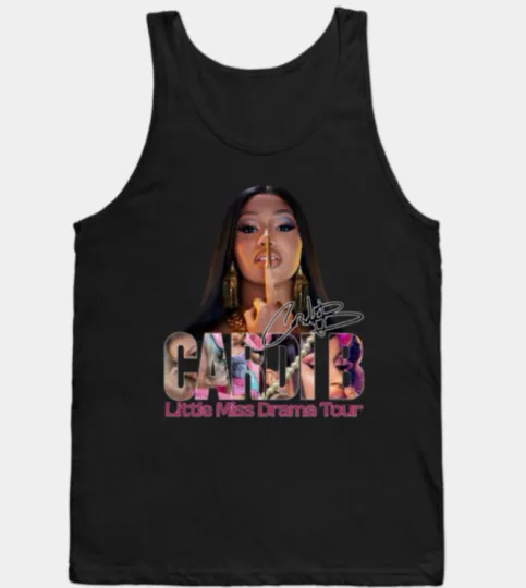 Discover Retro Cardi B Little Miss Drama Tour 2026 Tank Top
