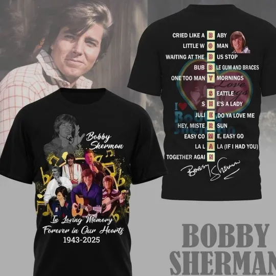 Discover Bobby Sherman 3D T-Shirt