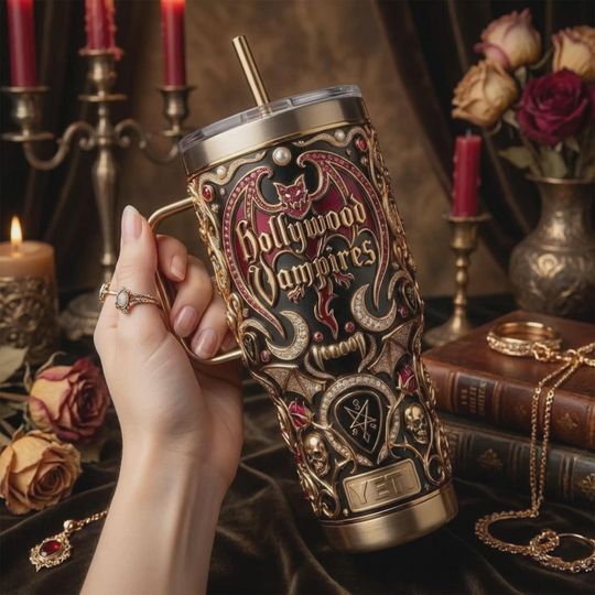 Discover 40oz Butterfly Tumbler Floral Travel Mug With Handle Pink Purple Cup