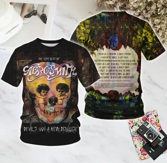 Discover Rock Aerosmith 3D T-Shirt