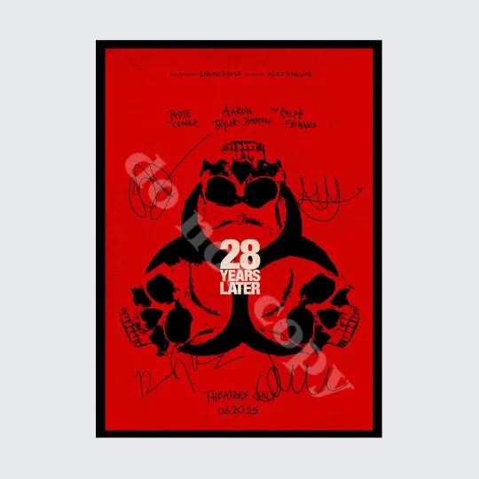Discover 28 Years Later Autograph Poster