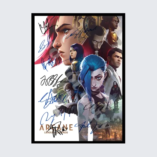 Discover Arcane Full Autograph Poster Vertical Premium Matte