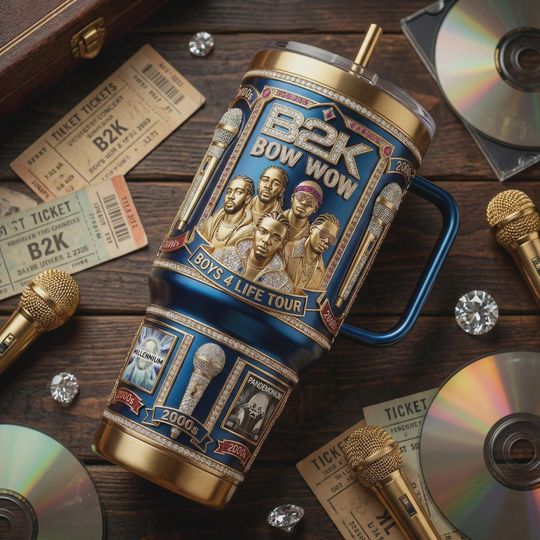 Discover B2K Bow Wow Boys 4 Life Tour 40oz Tumbler R&B Music Insulated Mug