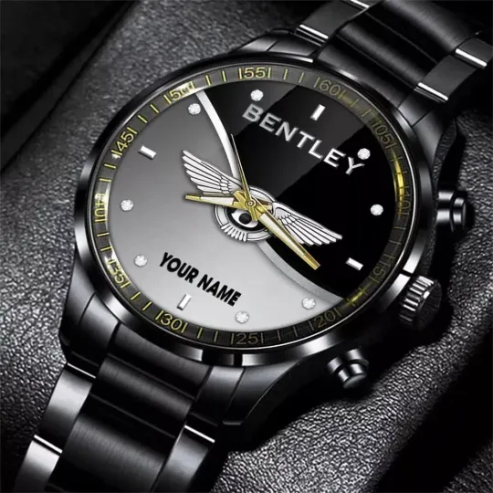 Discover Personalized Bentley Watch for Men--Text: Azure Mulliner
