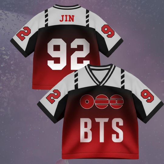 Discover Hot Spring Album Bangtan Bulletproof Mixed Mesh Jersey Gift For Army
