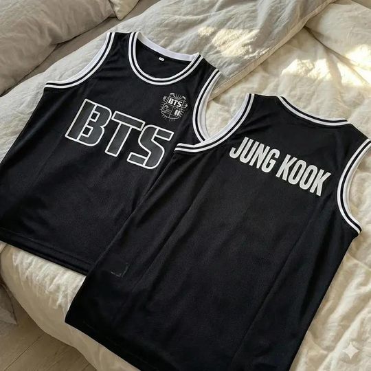 Discover Custom Bangtan Basketball Jersey, Kpop Fan Concert Jersey, World Tour 2026 2027 Fan Shirt, Kpop Streetwear Jersey