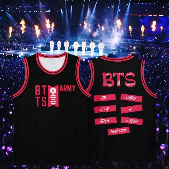 Discover Kpop Inspired Basketball Jersey Shirt, World Tour 2026 Basketball Jersey, Vintage Kpop Band Gift For Fan , Gift For Him