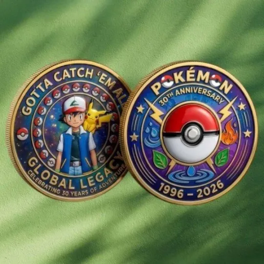 Discover Celebrate Poket mons’s Legacy with the 1996-2026 30th Anniversary Commemorative Coin