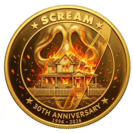 Discover Scream 7 Movie – 2026 Horror Film Commemorative Coin, Gold/ Silver Coin