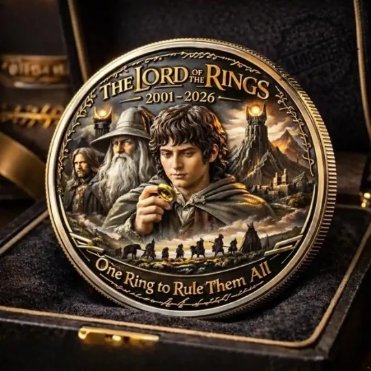 Discover The Lord Of The Rings 25Th Anniversary Commemorative Coin