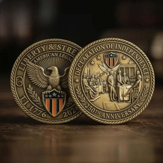 Discover 250th Anniversary Declaration of Independence Commemorative Coin