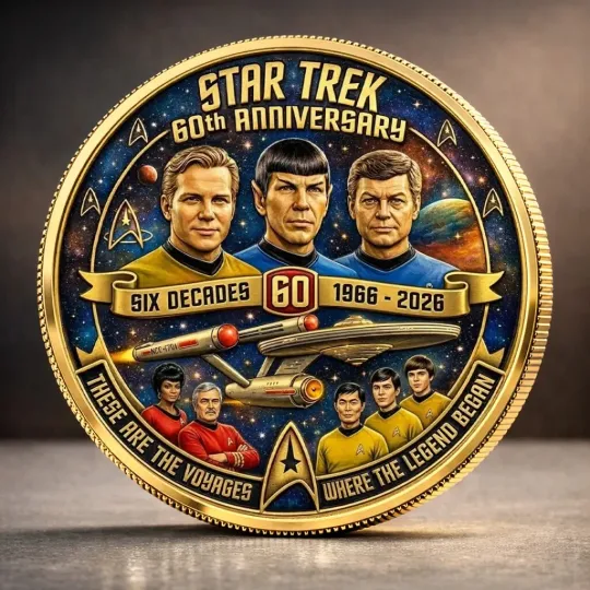 Discover Trek 60th Anniversary 2026 Commemorative Coin
