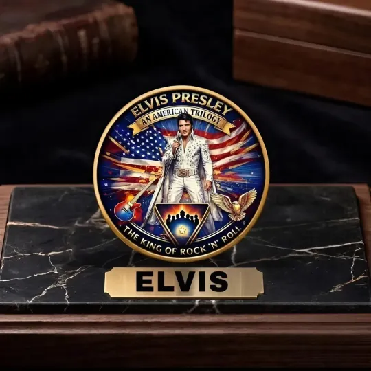 Elvis Presley An American Trilogy The King Of Rock ‘N’ Roll Commemorative Coin