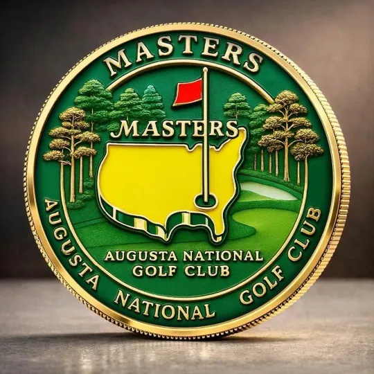 Discover Masters Augusta National Golf Club Commemorative Challenge Coin Golf Fans Gift