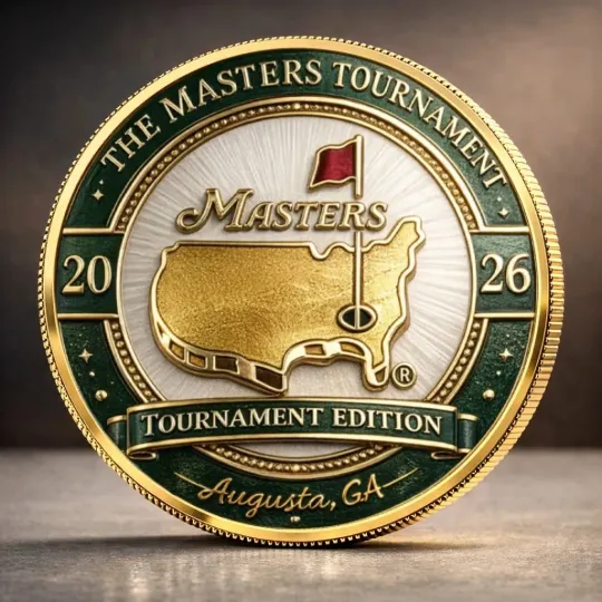 Discover Masters Augusta National Golf Club Commemorative Challenge Coin Golf Fans Gift