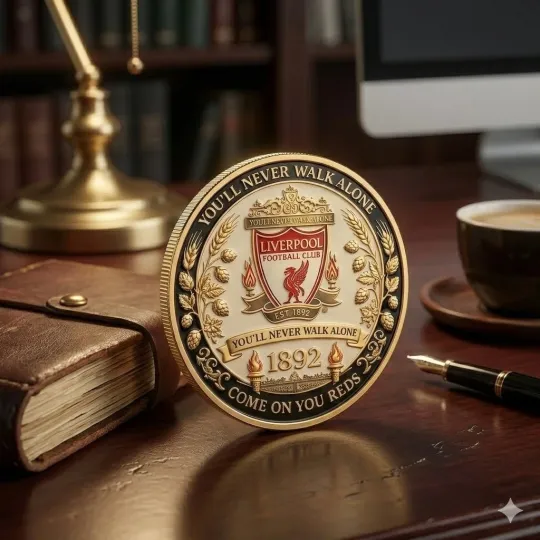 Discover Liverpool Football Club 134th Anniversary Coin