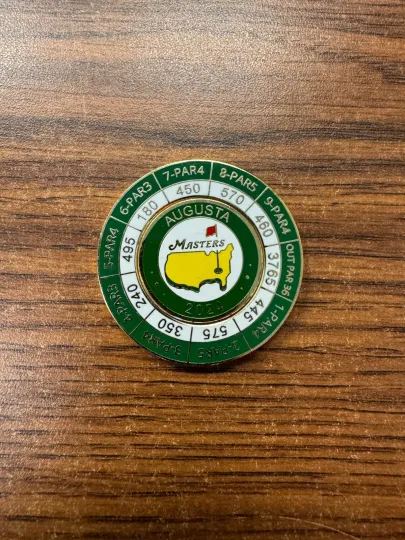 Discover 2024 Masters Tournament Coin and Magnetic Ball Marker Augusta National Mondomark