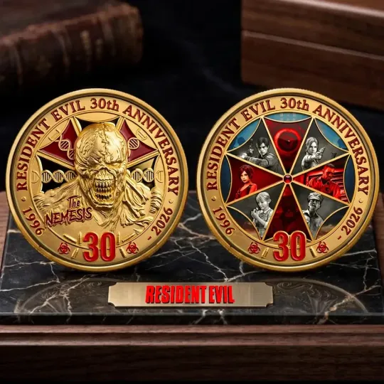 Resident Evil 30th Anniversary Commemorative Coin