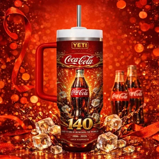 Discover Vintage Cola 140th Anniversary 40oz Tumbler Cup Fan Gift