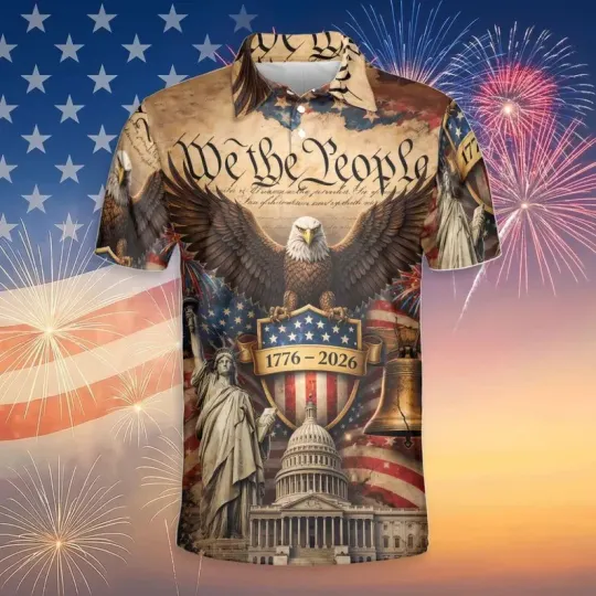 USA 250th Anniversary Polo Shirt
