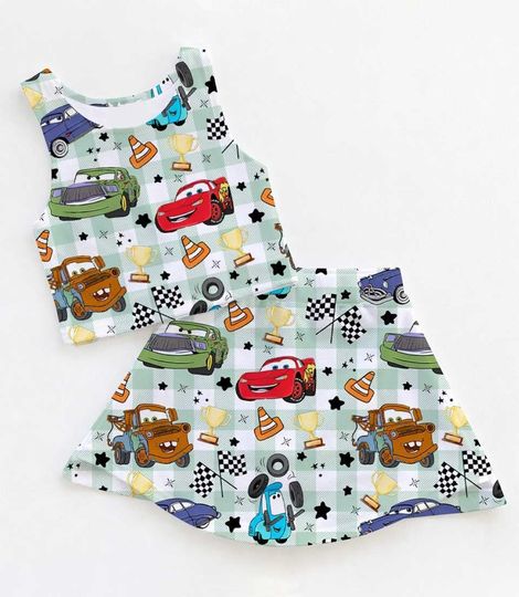 Disney Cars Outfit, Activewear Set, Child Disney Shirt, Athletic Set, Disney Athletic Set, Athletic Fabric, Disney Outfit