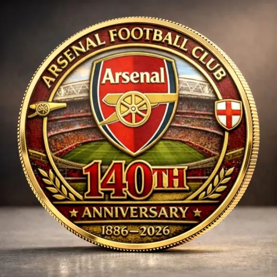 Arsenal FC 140th Anniversary Commemorative Coin