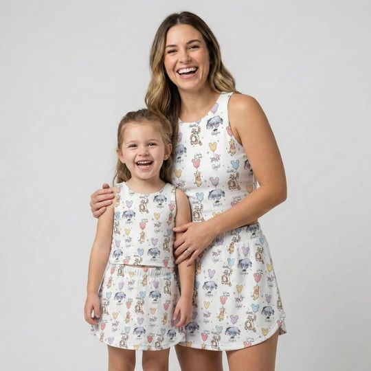 Discover Sweet Winnie the Pooh Balloon Activewear Set, Tigger Piglet Eeyore Spring Break Outfit, Hundred Acre Wood RunDisney Women Summer Skort Gear