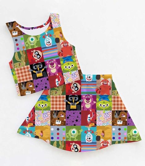 Disney Activewear Set, Disney Shirt, Athletic Set, Disney Shorts, Athletic Fabric Set,Disney Outfit