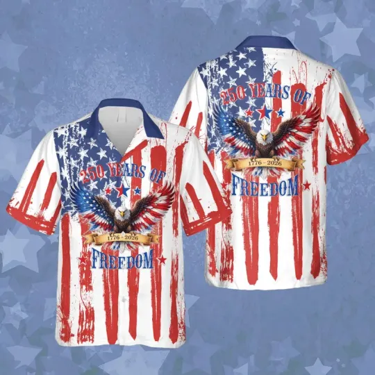 Discover Years of Freedom Hawaiian Shirt Aloha Beach Summer Vacation Men